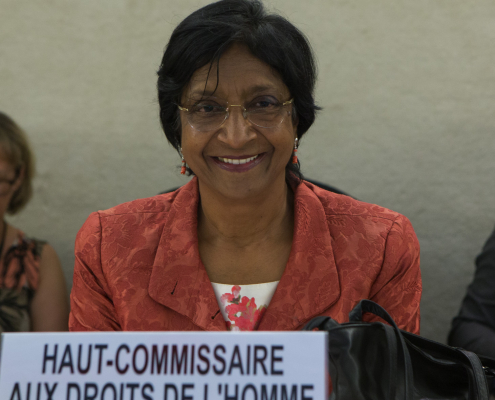 Photo: Navi Pillay at the UN Human Rights Council, 10 June 2014. © U.S. Mission Geneva / Public Domain.